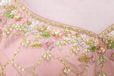 Ekta Solanki Lengha ~ Rose Pink Printed Lengha, Blush Pink & Gold ~ WAS £2,300 NOW £850