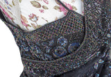 Ekta Solanki Saree and Blouse ~ Black Lace Rainbow Iridescent Beaded ~ £1,950 Pre-Order
