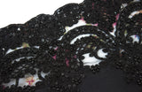 Ekta Solanki Saree and Blouse ~ Black Beaded Pure Crepe and Sheer Net ~ £1,750 Pre-Order