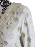 Ekta Solanki Suit ~ Cream Banarsi Thread Work Long Suit ~ WAS £680 NOW £440