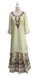 Ekta Solanki Sharara ~ Pale Green Palazzo Trouser Suit  ~ WAS £575 NOW £180